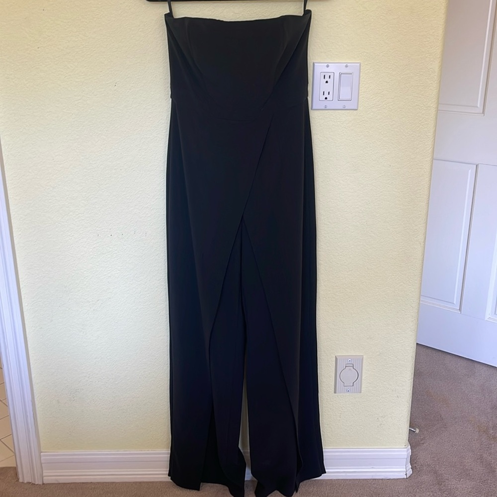 White house black market - size 6 black jumpsuit